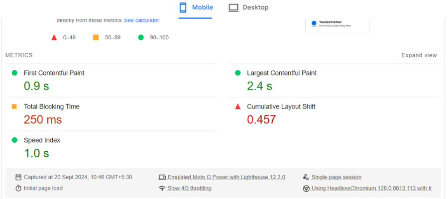 Website Speed optimization