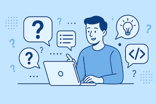 Business owner consulting with a custom software developer in Ghaziabad