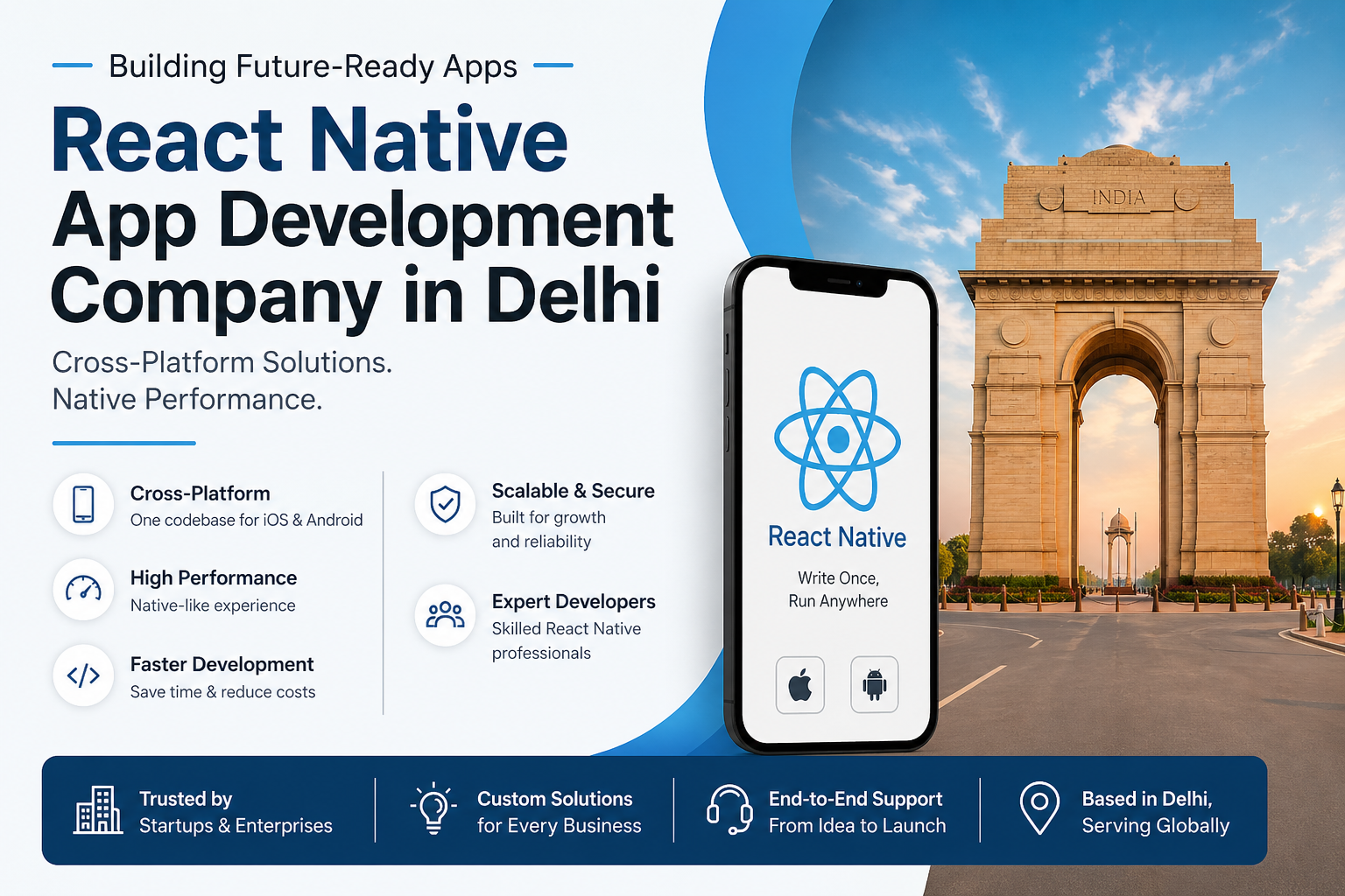 React Native App Development Company in Delhi