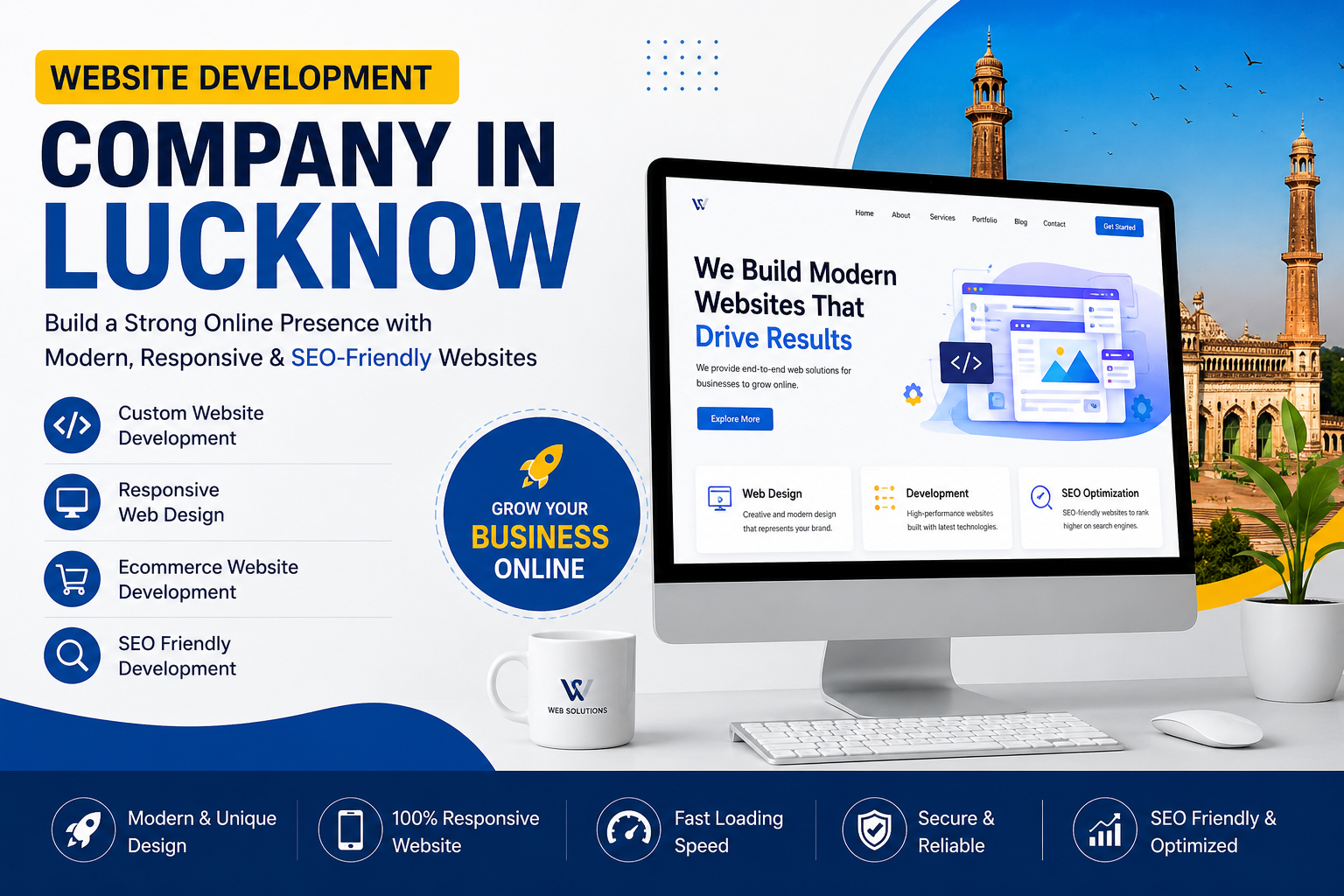 How a Website Development Company in Lucknow Helps Businesses Grow Online