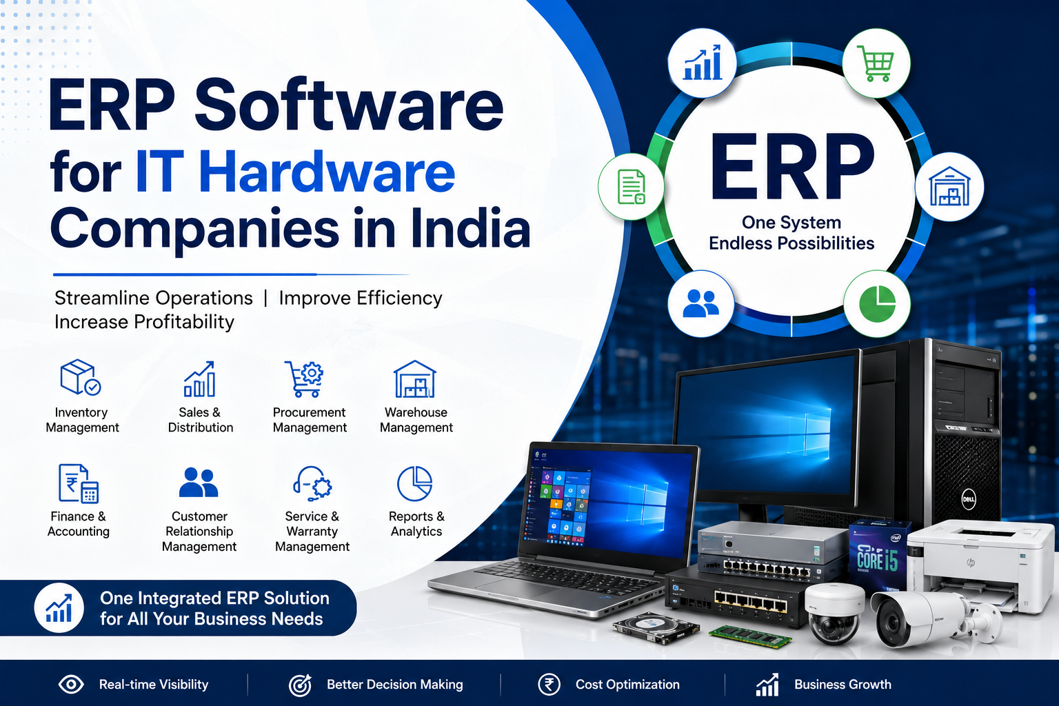 ERP Software for IT Hardware Company in India