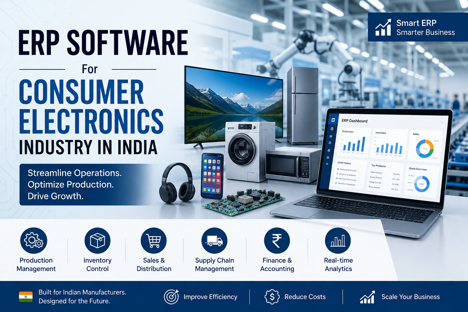 ERP Software for Consumer Electronics Industry in India