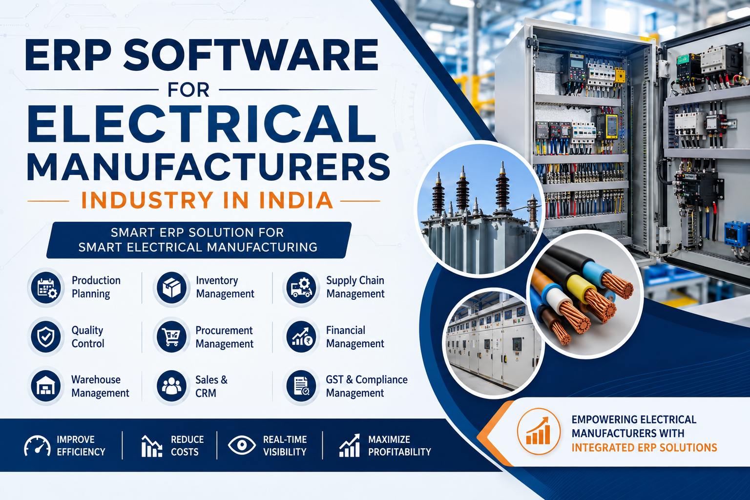 ERP Software for Electrical Manufacturers Industry in India