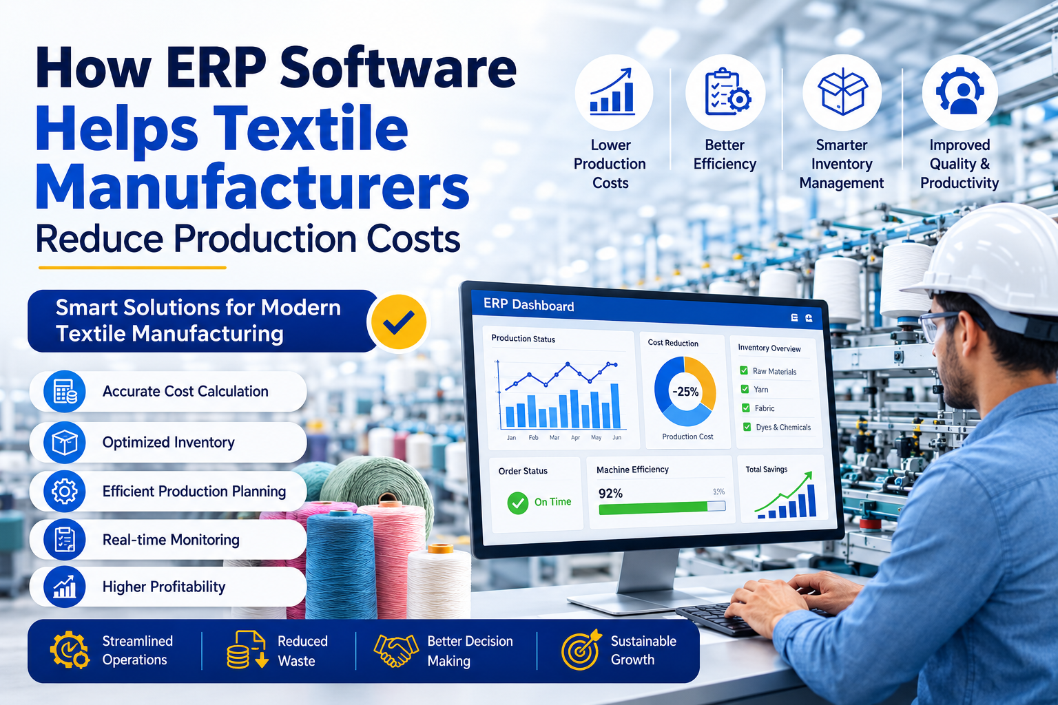 textile manufacturing ERP software